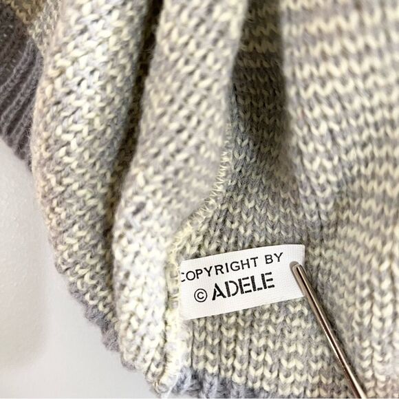 Vintage Adele Knitwear Teddy Bear All Over Print Sweater Medium - Picture 9 of 9